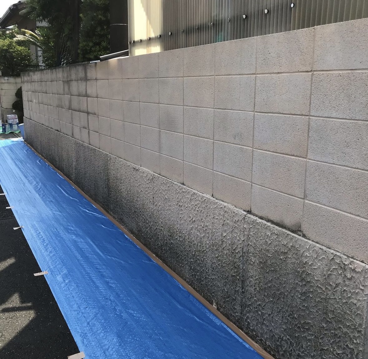 【実は難しい・・擁壁（ようへき）塗装について】