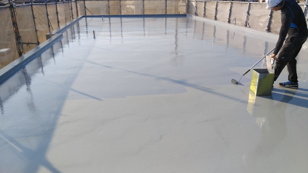 【綺麗なネイビーカラーへ♪店舗様】外壁・屋根裏・屋上防水・シーリング工事