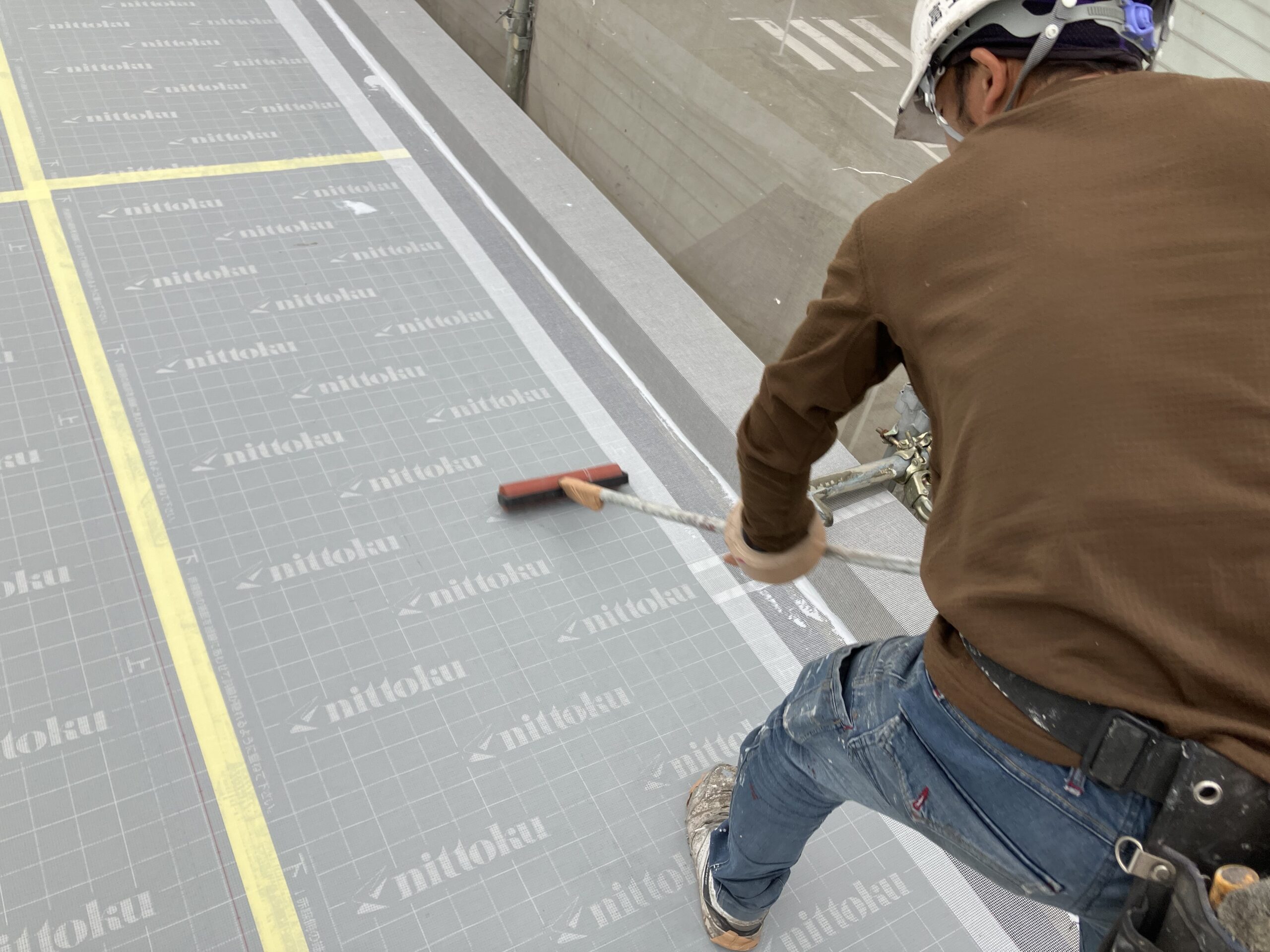 【綺麗なネイビーカラーへ♪店舗様】外壁・屋根裏・屋上防水・シーリング工事