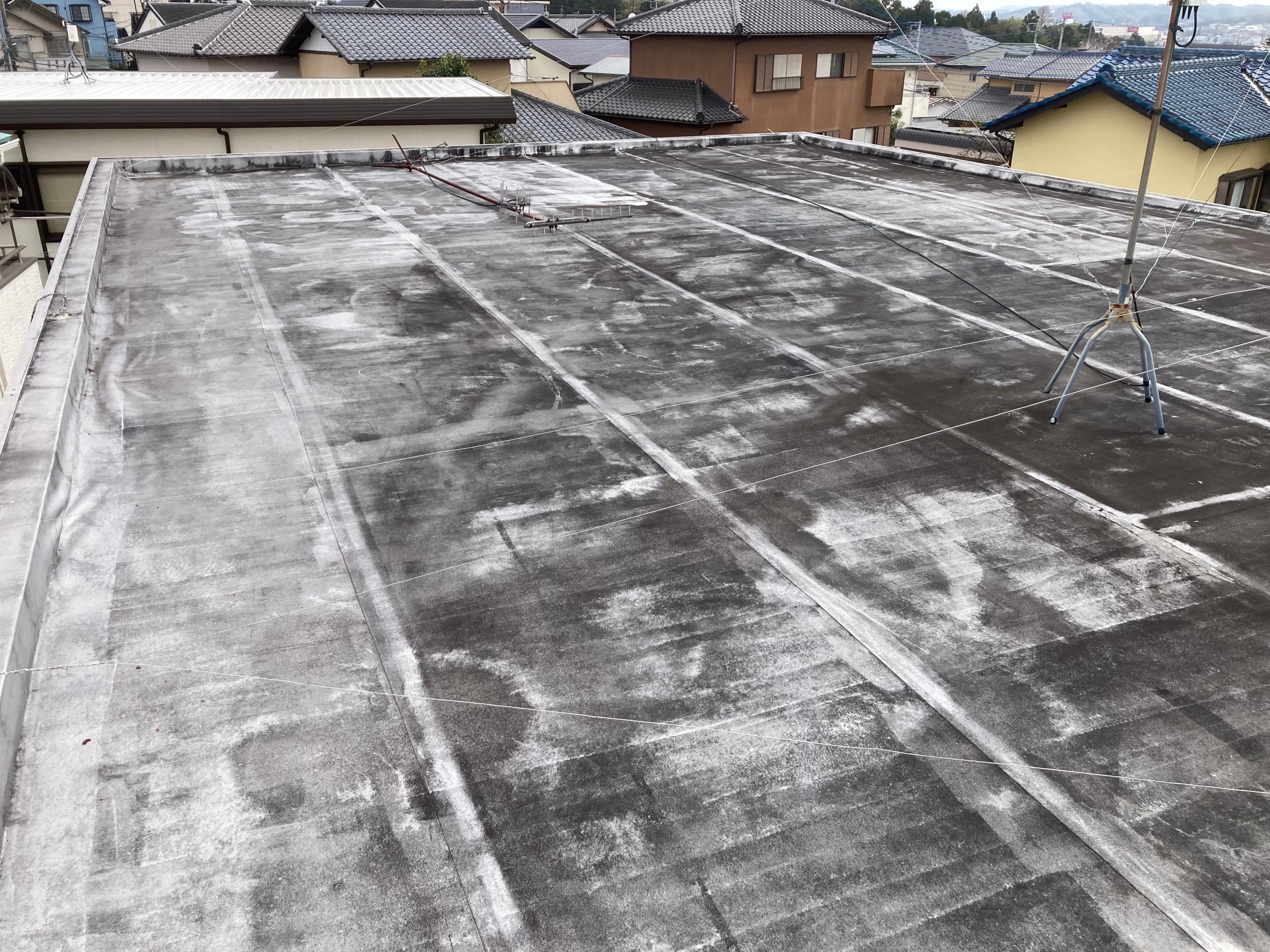 【綺麗なネイビーカラーへ♪店舗様】外壁・屋根裏・屋上防水・シーリング工事