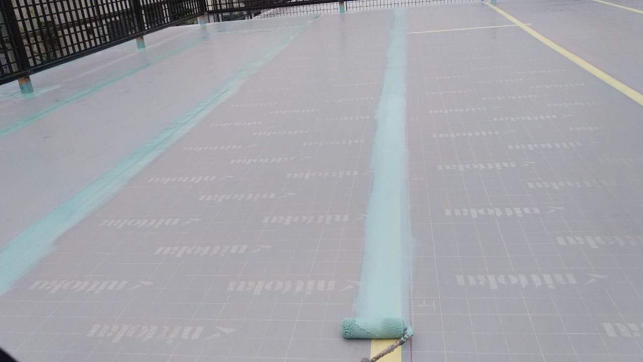 【車庫上バルコニー防水工事でメンテナンス完了！】バルコニー防水