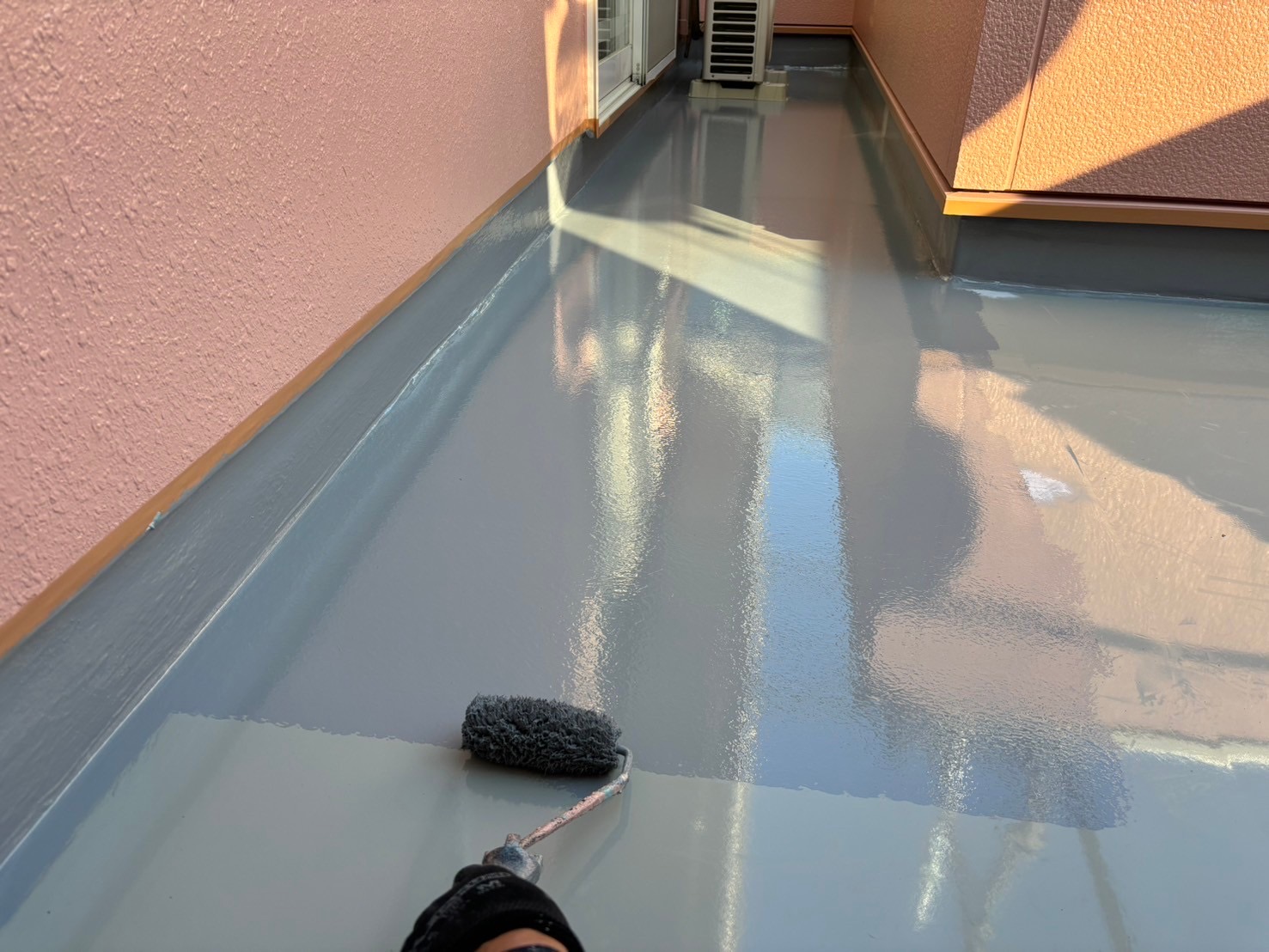 【素敵なピンクカラーのお家に♪】改修塗装工事（外壁・屋根・ベランダ防水）