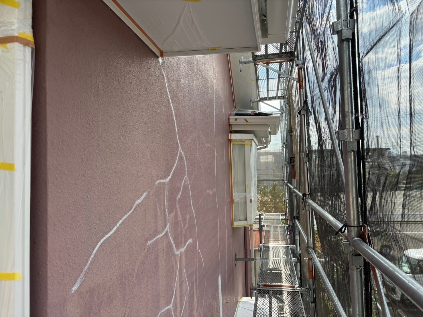 【素敵なピンクカラーのお家に♪】改修塗装工事（外壁・屋根・ベランダ防水）