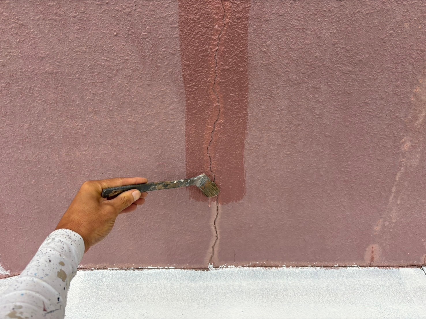 【素敵なピンクカラーのお家に♪】改修塗装工事（外壁・屋根・ベランダ防水）